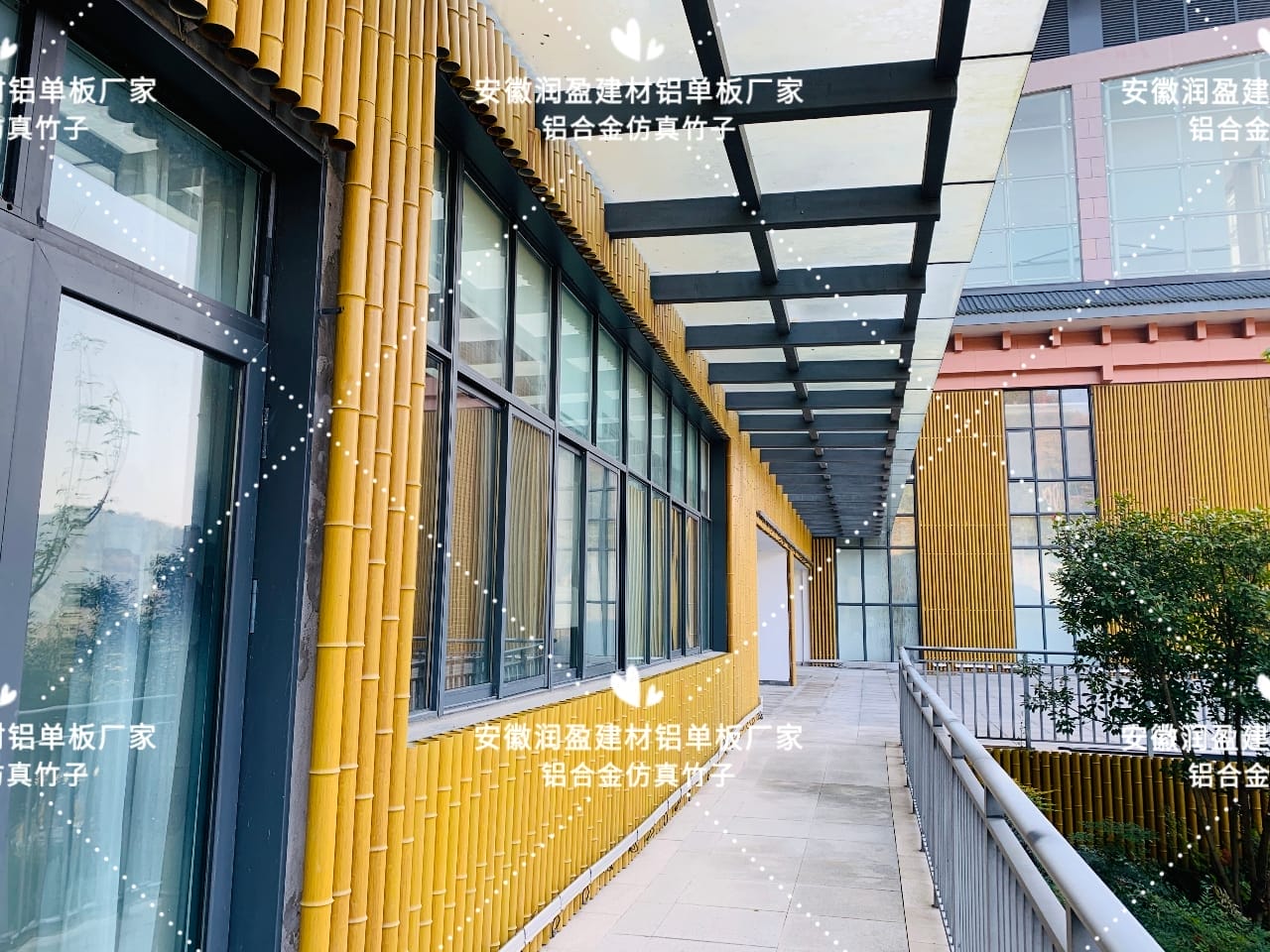 铝合金竹子幕墙