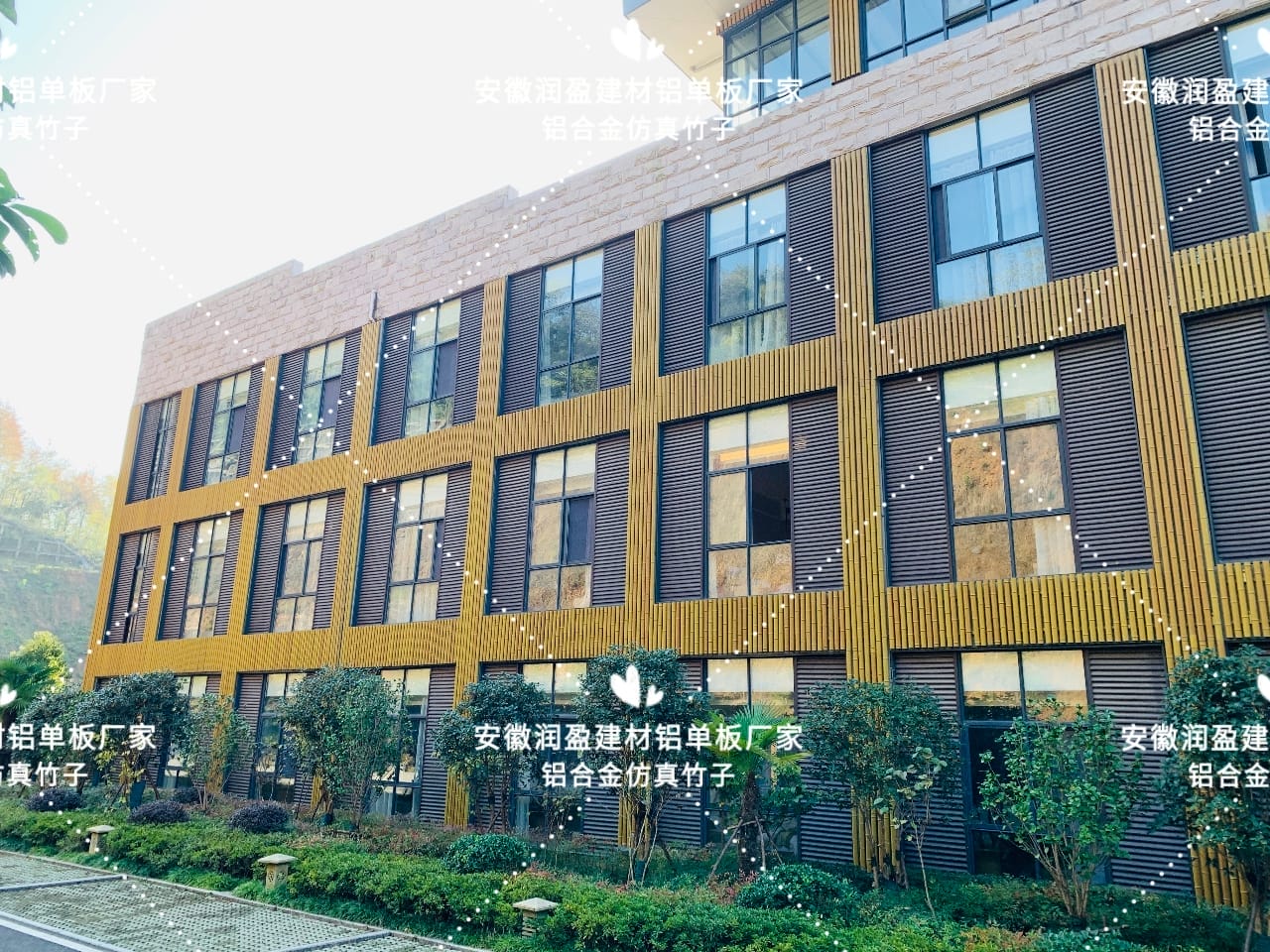 铝合金竹子幕墙