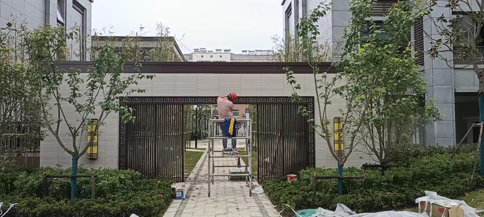 铝单板廊架